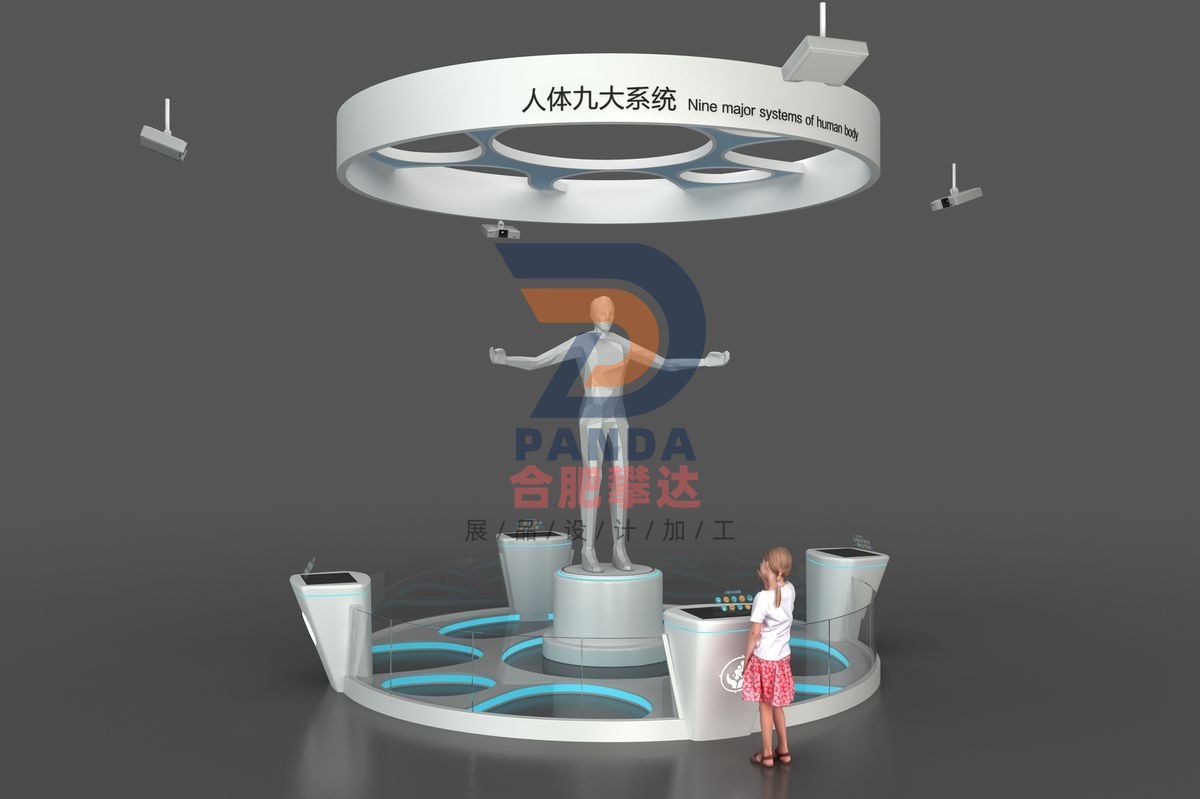 人体九大系统科普展品