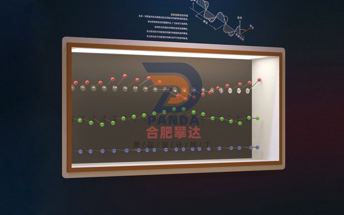 波动墙科普展品