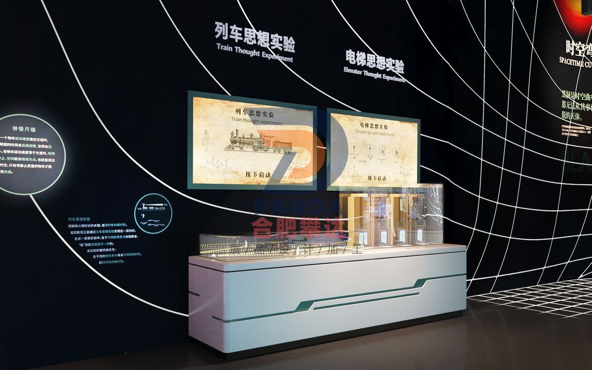 列车思想实验科普展品