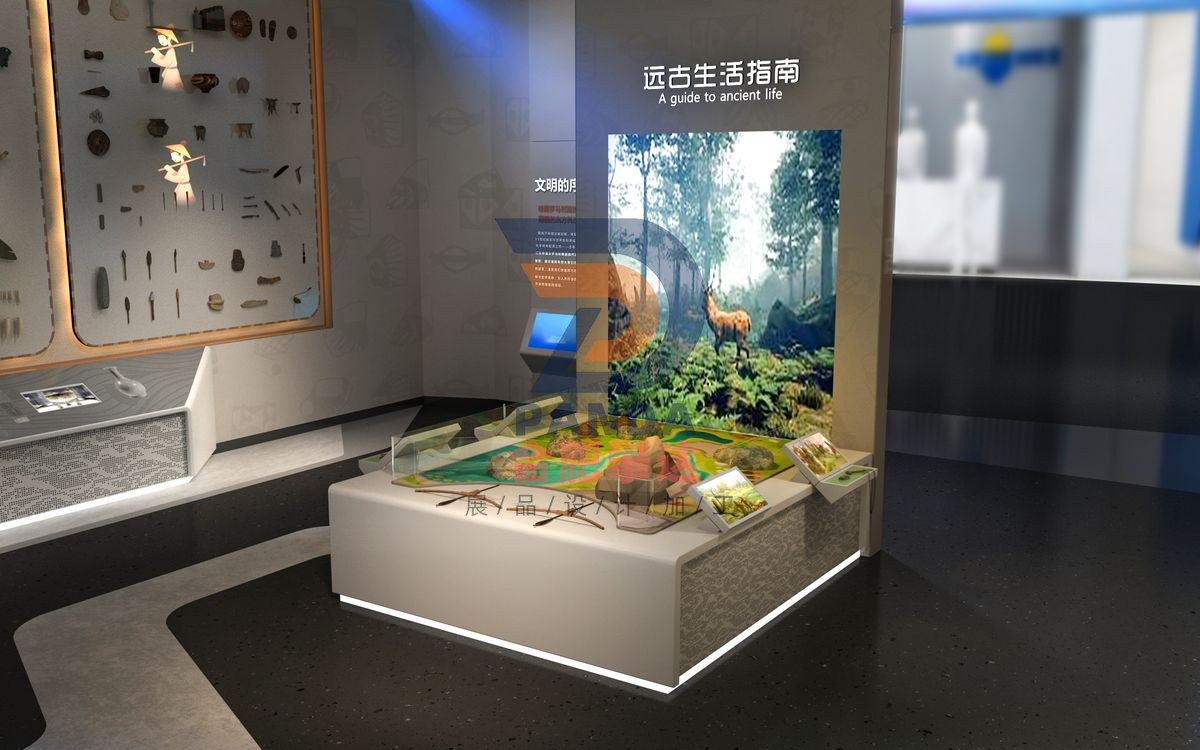 远古生活指南科普展品