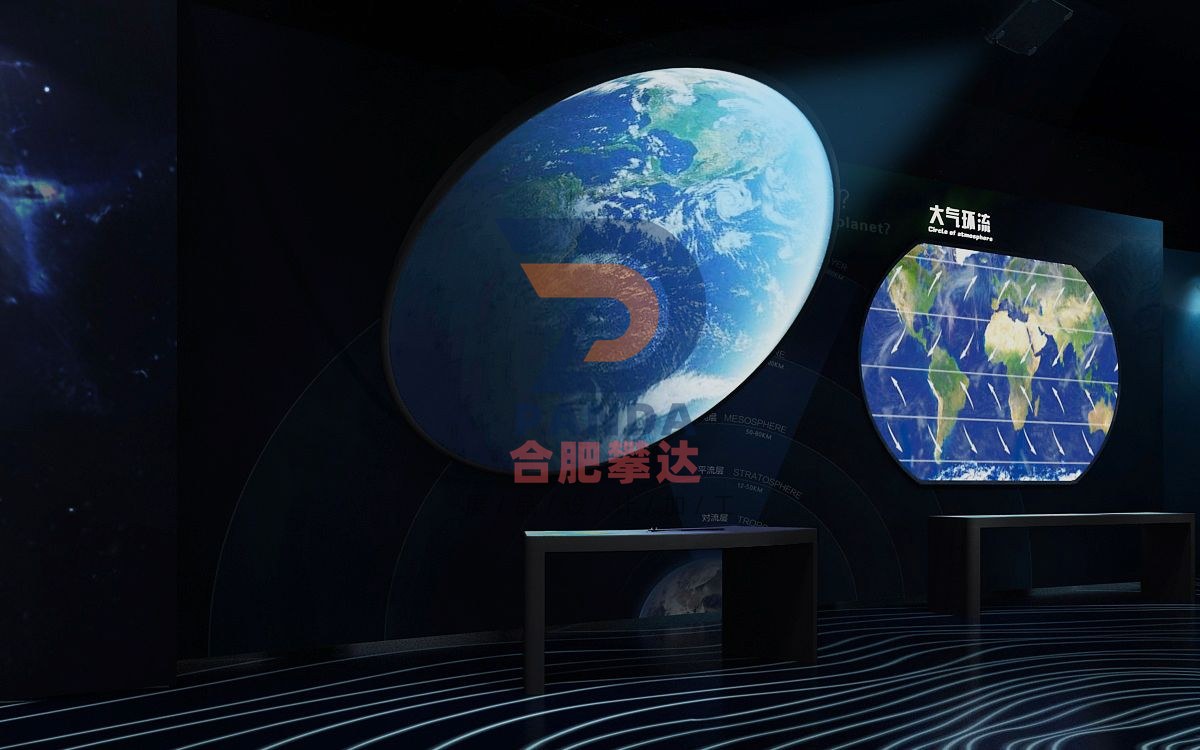 奇妙的大气层科普展品