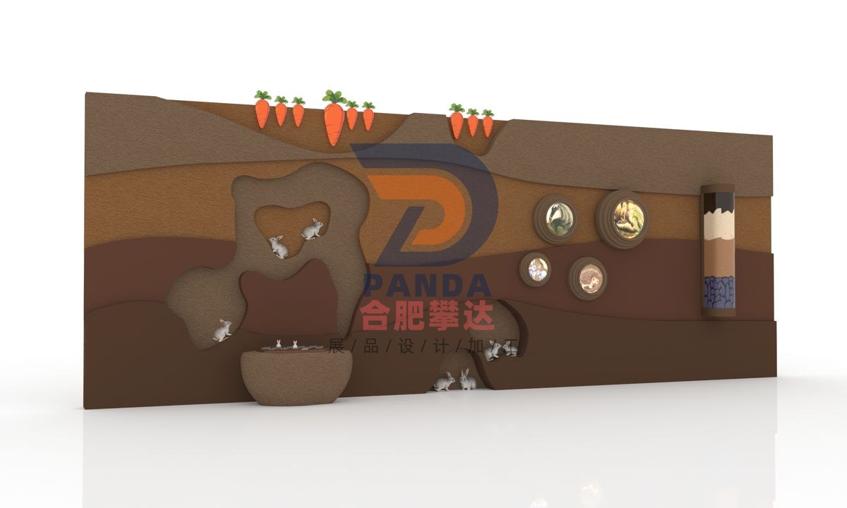 狡兔三窟科普展品