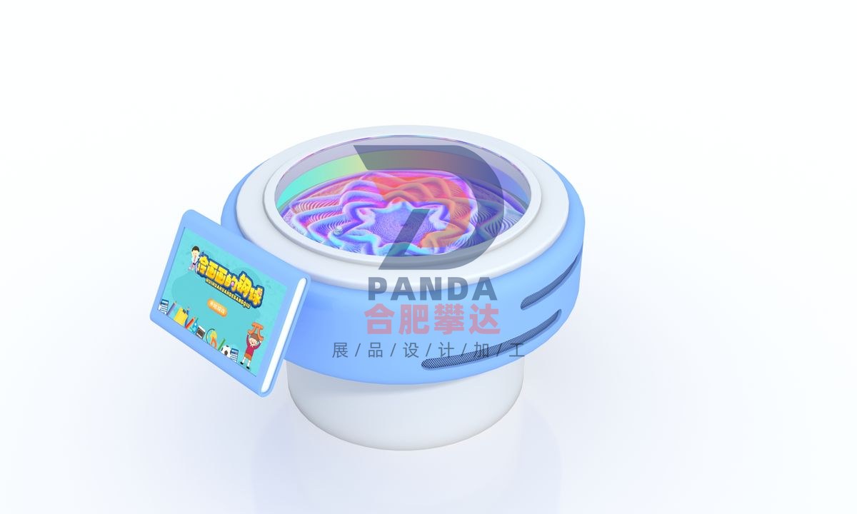 会画画的钢球科普展品