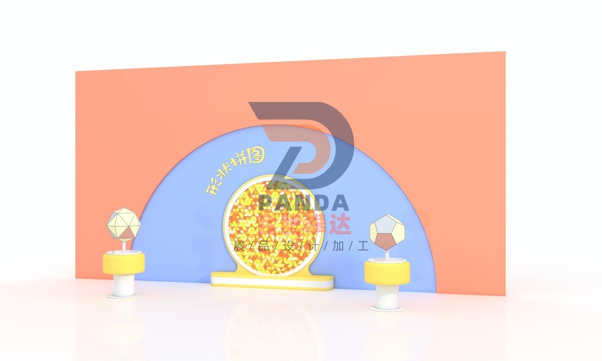 形状拼图科普展品