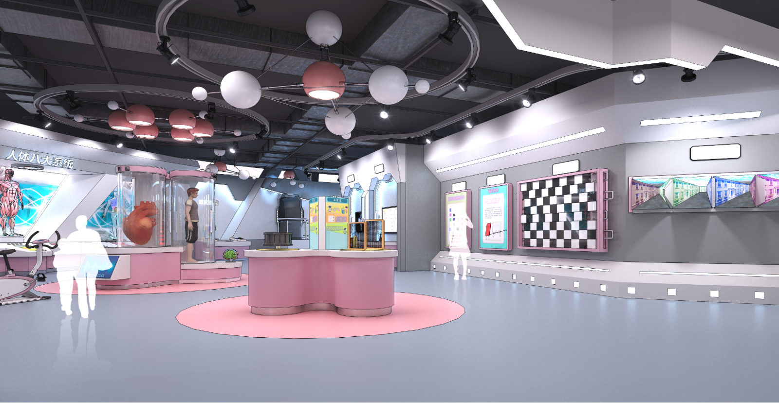 眼健康展区示意