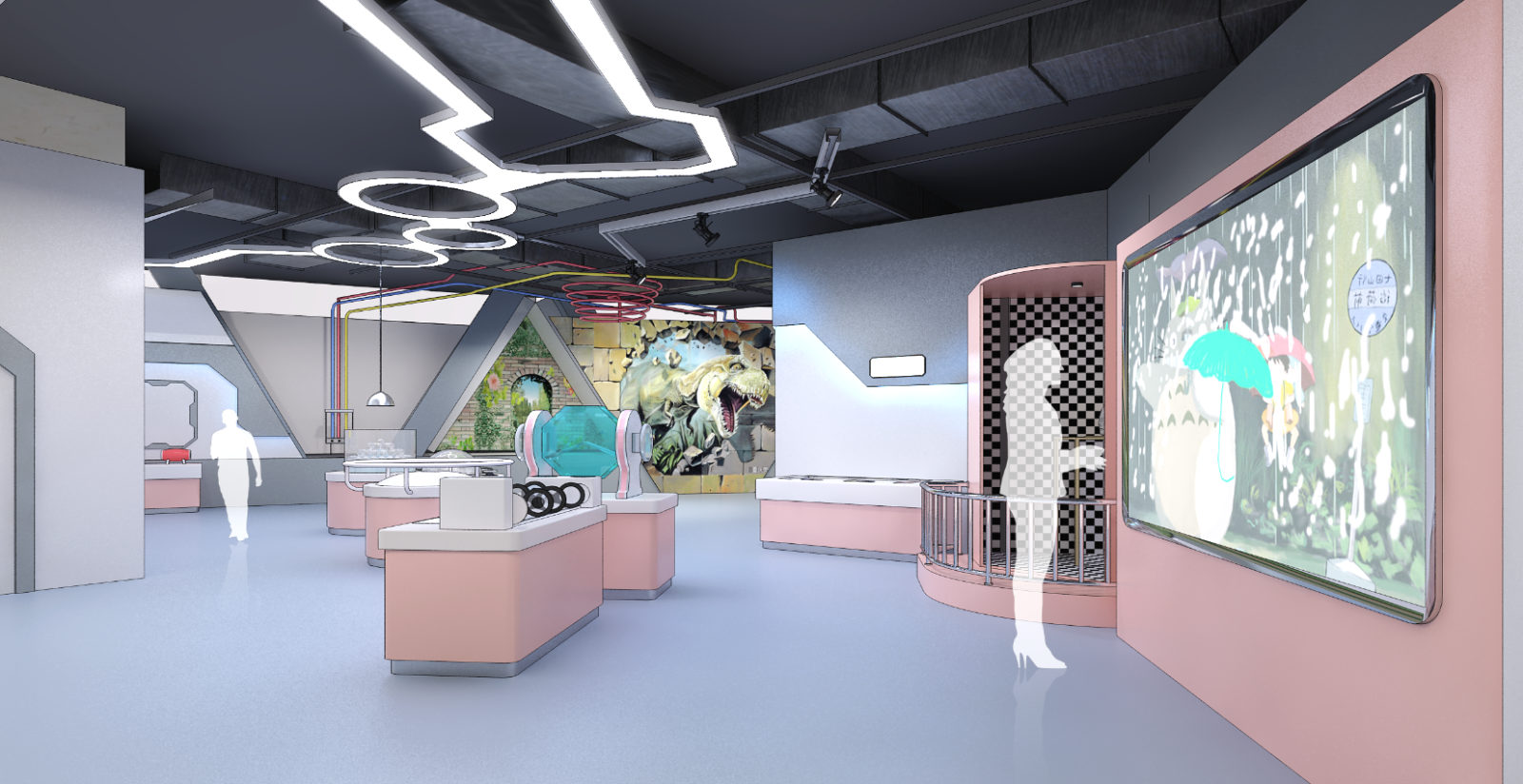 光影之绚展区示意