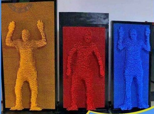 针幕墙科普展品